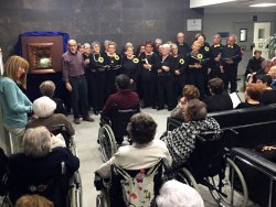 Inauguració del pessebre a l'Hospital Sant Jaume de Manlleu